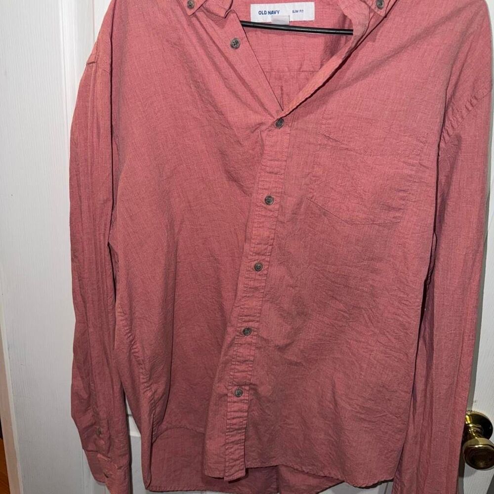 Old-navy Women's Pink and Red Shirt